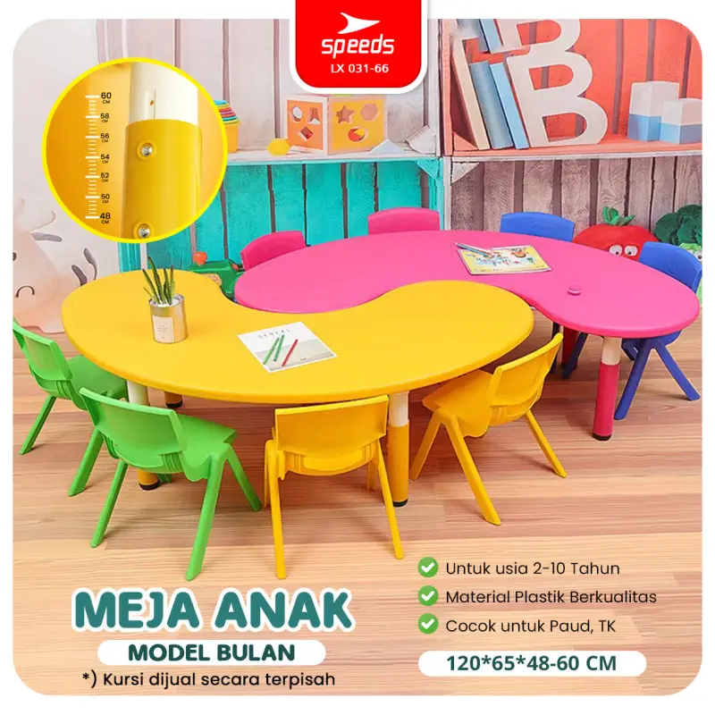 SPEEDS Meja Belajar Anak Bulan 031-66