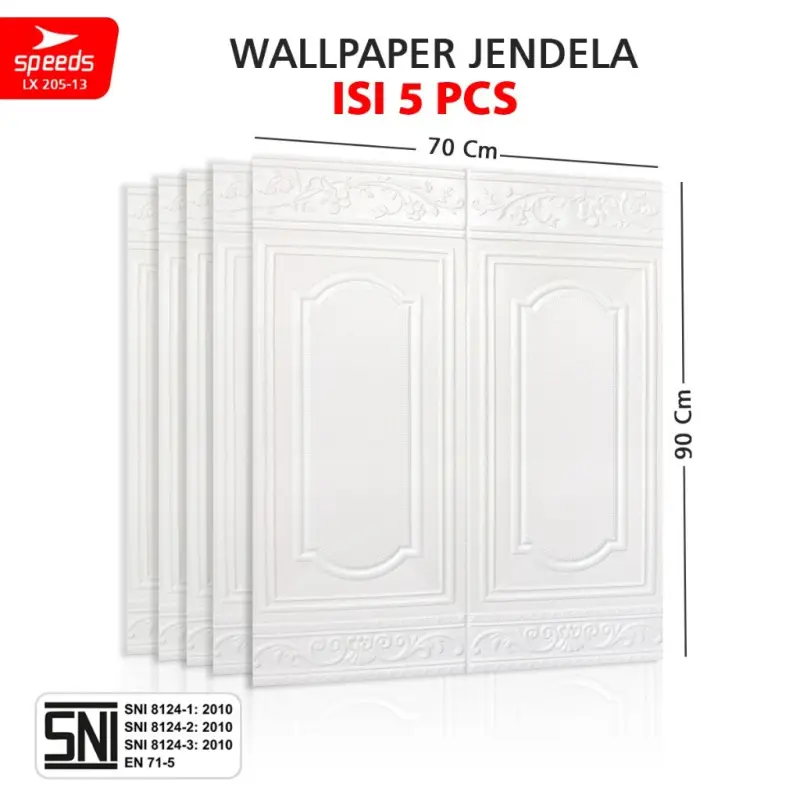 SPEEDS Wallpaper Dinding 3d SNI Sticker Dinding Wallpaper 205-13