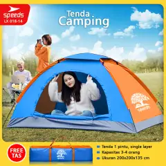 SPEEDS Tenda Camping Muat 4-5 Orang 018-14