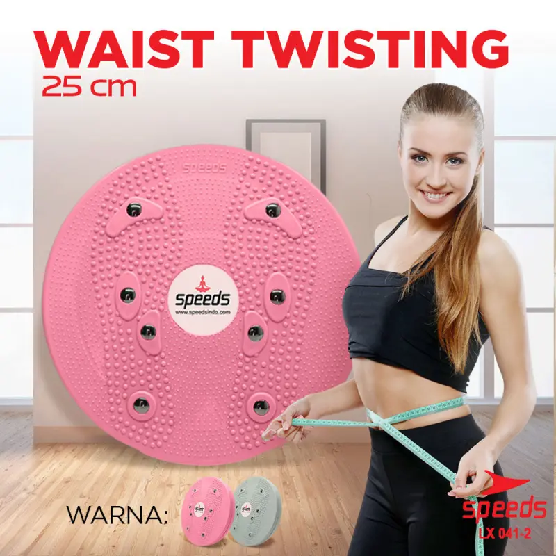 SPEEDS Stomach and Thigh Slimming Fitness Equipment Waist Twisting Disc 360° Portable Relaxing Sports Equipment 041-2