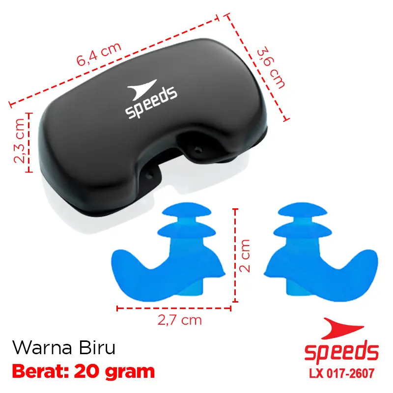 SPEEDS  Penutup Telinga Ear Plug 017-2607