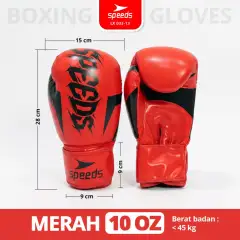 SPEEDS Boxing Gloves 10-12 OZ Sarung Tinju 033-13