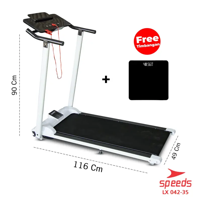 SPEEDS Treadmill Elektrik 10 Speed 042-35