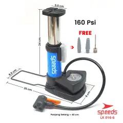 SPEEDS Pompa Angin Injak Mini 016-6