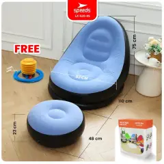SPEEDS Sofa Angin Beanbag + Pijakan Kaki 020-45