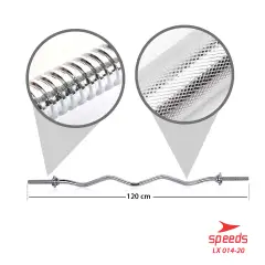 SPEEDS Stick Barbel Barbell Bar 120 cm 014-20