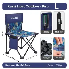 SPEEDS Kursi Lipat Outdoor Camping XXL 031-14