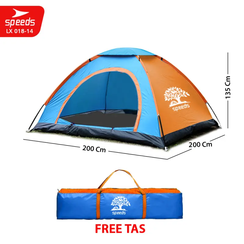 SPEEDS Tenda Camping Muat 4-5 Orang 018-14