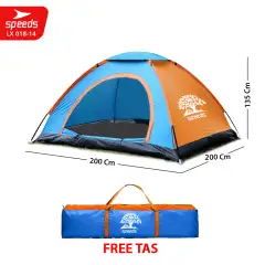 SPEEDS Tenda Camping Muat 4-5 Orang 018-14
