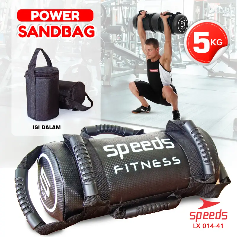 SPEEDS Power Sand Bag Power Bag Body Weight 5Kg Sand Bag for Gym and Fitness 014-41