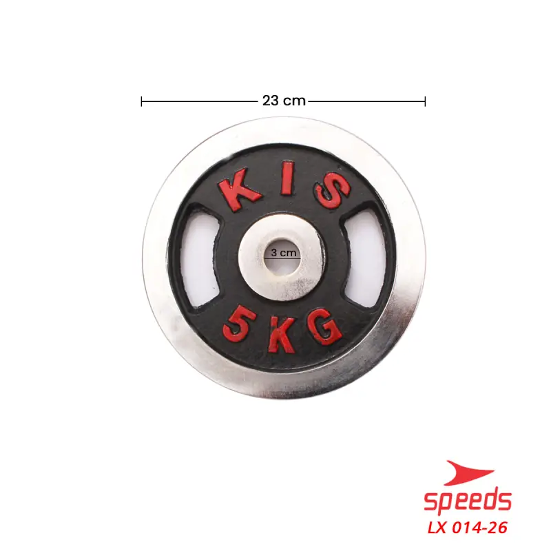 SPEEDS板 哑铃板 杠铃片 5公斤 直径3厘米 哑铃板 杠铃板 014-26