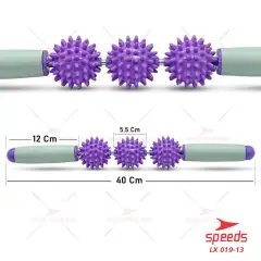 SPEEDS按摩球按摩工具按摩棒滚轮棒刺球刺球瑜伽健身019-13