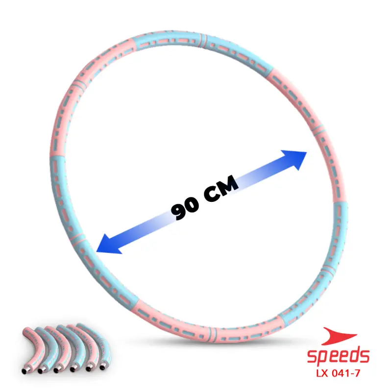SPEEDS Hula Hoop Portabel Bongkar Pasang 8 Bagian 041-7
