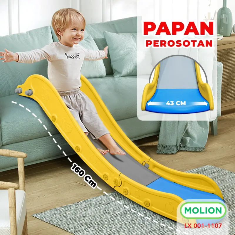 SNI Papan Prosotan Anak Mainan Anak Seluncuran Bermain Anak Kuda Kudaan Berstandar 001-M1107