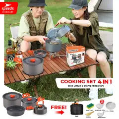 SPEEDS Alat Masak Set Nesting 4in1 003-501