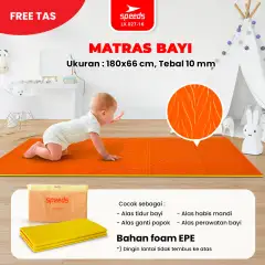 SPEEDS Matras Bayi Lipat Duduk XPE 027-16