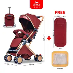 SPEEDS Stroller 1 Arah Usia 0-3Tahun 073-6