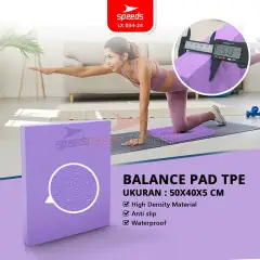 SPEEDS Balance Pad Bantalan Yoga TPE 50x40x5cm 034-24