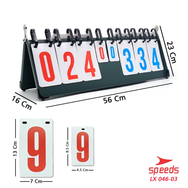 SPEEDS Score Board / 8 digit scoreboard for quality Futsal Football 046-3