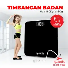 SPEEDS Timbangan Badan Max 180 Kg 040-7