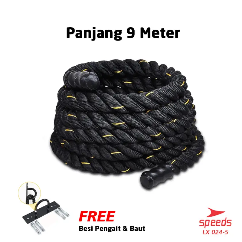 SPEEDS Battle Rope 9 Meter 024-5