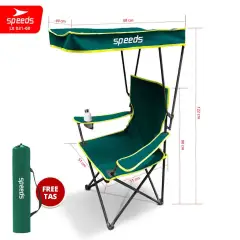 SPEEDS Kursi Lipat Outdoor Dengan Kanopi 031-60