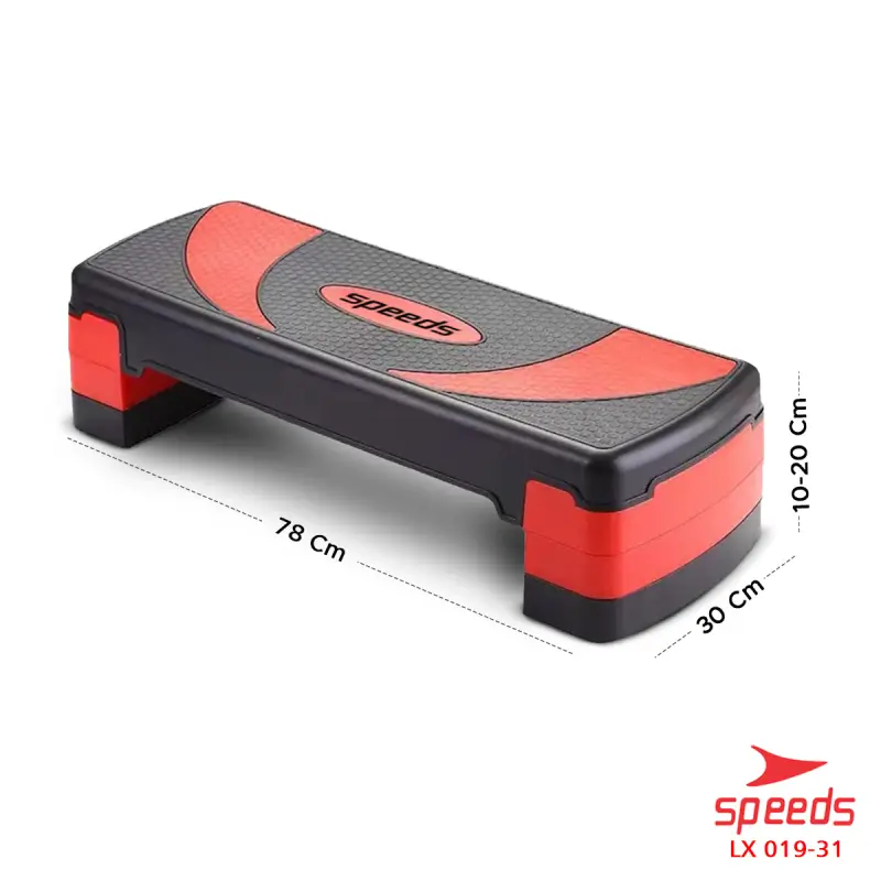 SPEEDS Aerobics Board 3 Tiers Zumba Step Aerobic Stepper Portable Sports Fitness Equipment 019-31