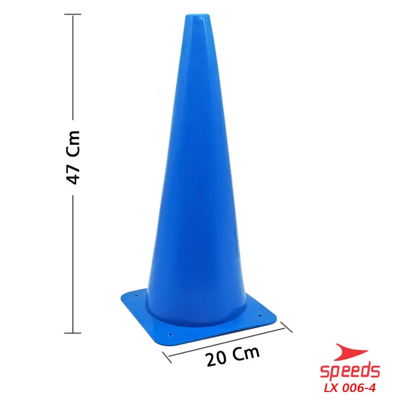 SPEEDS Cone Cone 标记运动训练五人制足球滑冰足球 47 厘米 006-4