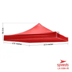 SPEEDS篷布屋顶室内室外集市展览帐篷尺寸2.5x2.5m折叠帐篷防水600D牛津布销售帐篷030-15