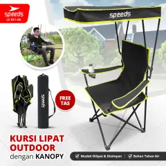 SPEEDS Kursi Lipat Outdoor Dengan Kanopi 031-60