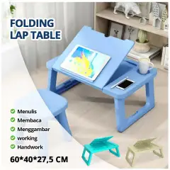 SPEEDS Meja Belajar Lipat HDPE Folding Lap Table 038-45
