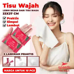 SPEEDS Tisu Wajah Portable 24x30cm