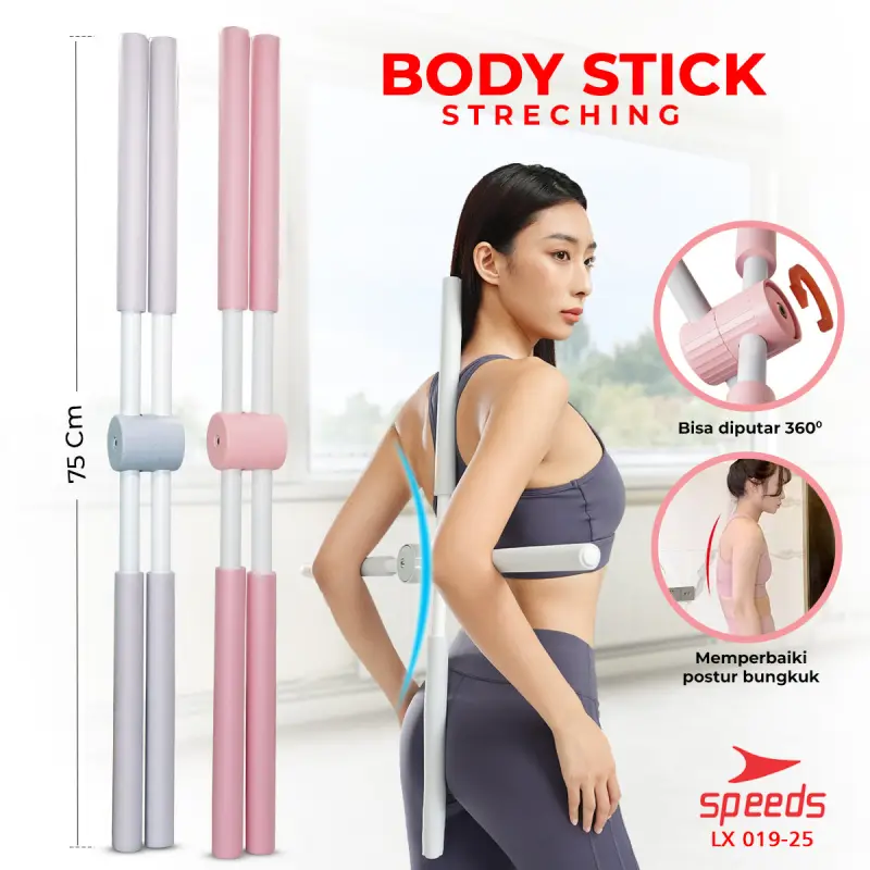 SPEEDS Tongkat Yoga Body Stick For Yoga 019-25