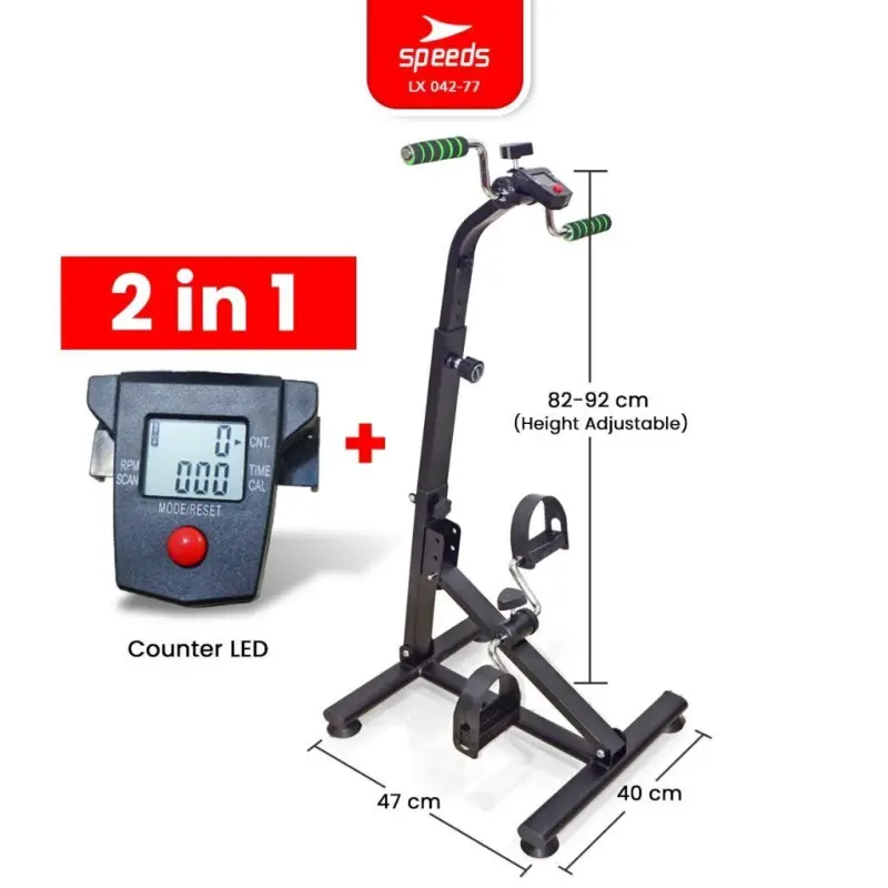 SPEEDS Pedal Exerciser Alat Terapi Mini Sepeda Kaki Tangan 042-77