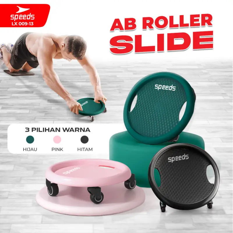 SPEEDS Ab Wheel Roller Slide 4 Roda 009-13