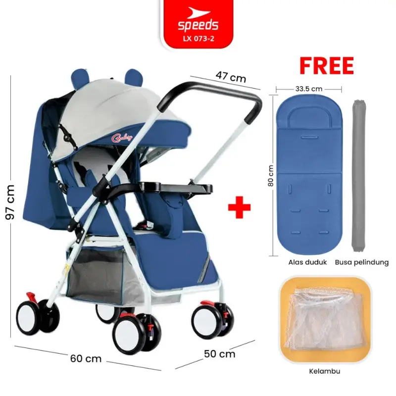 SPEEDS Stroller 1 Arah 0-3Tahun 073-2