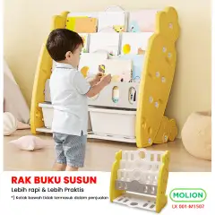 SPEEDS Rak Buku Anak 3 Susun Organizer 001-M1507