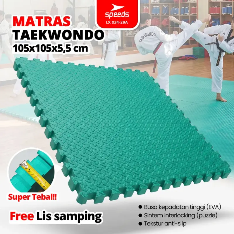 SPEEDS Matras Takewondo 105x105x5cm 034-29A