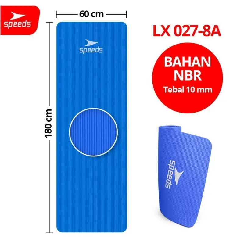 SPEEDS Matras Yoga NBR 10mm SNI 027-8A