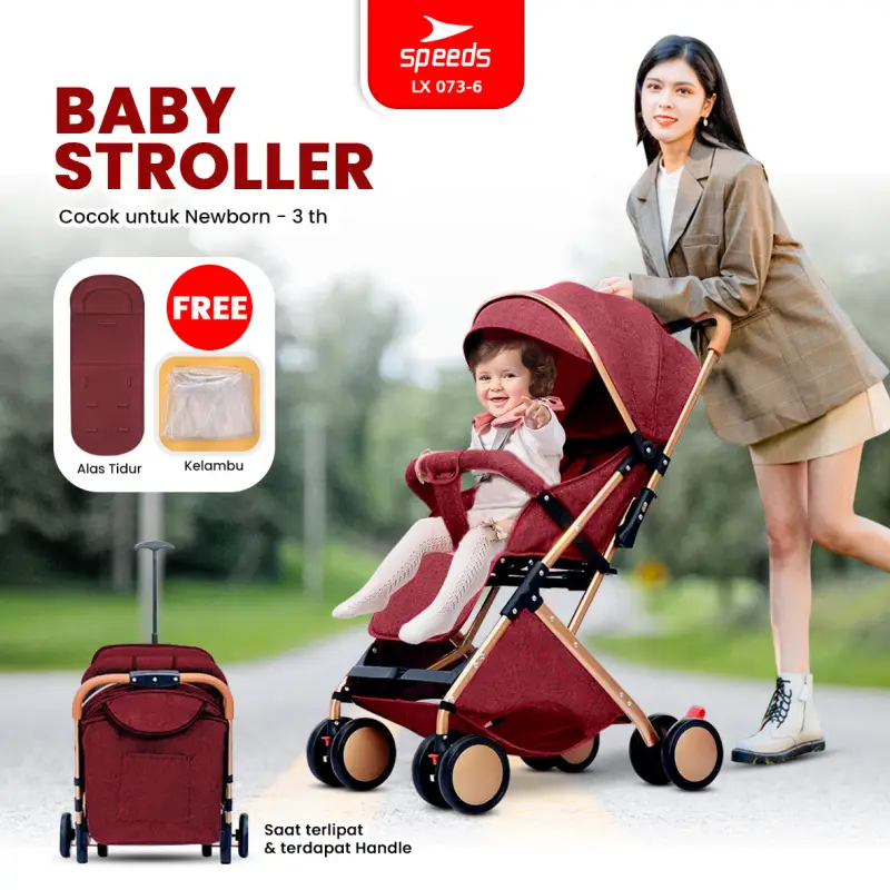 SPEEDS Stroller 1 Arah Usia 0-3Tahun 073-6