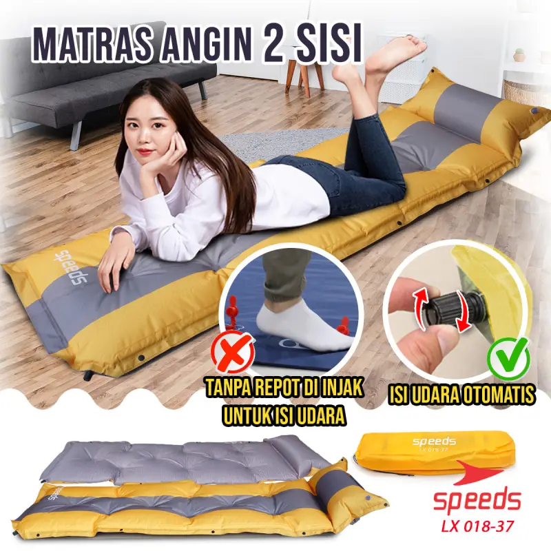 SPEEDS Air Mattress Air Mattress Air Mattress Sleeping Pad Portable Outdoor Waterproof 018-37