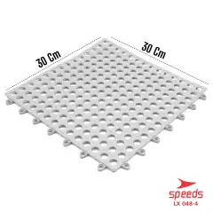 SPEEDS Keset Kamar Mandi PVC Polkadot 30x30cm 048-4