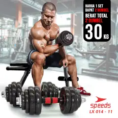 SPEEDS Dumbel Barbel Set 30Kg 014-11