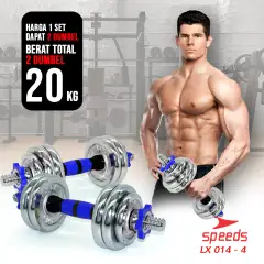 SPEEDS Barbel Dumbell Set 20kg 014-4