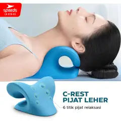 SPEEDS Bantal Pijat Leher C-Rest 019-33