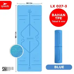 SPEEDS Matras Yoga TPE Tebal 6mm SNI 027-3