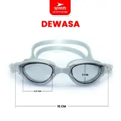 SPEEDS Kacamata Renang Dewasa Anti UV Fog 017-6100
