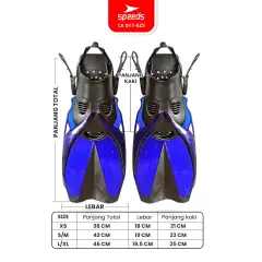 SPEEDS Fins Kaki Katak Diving 017-625