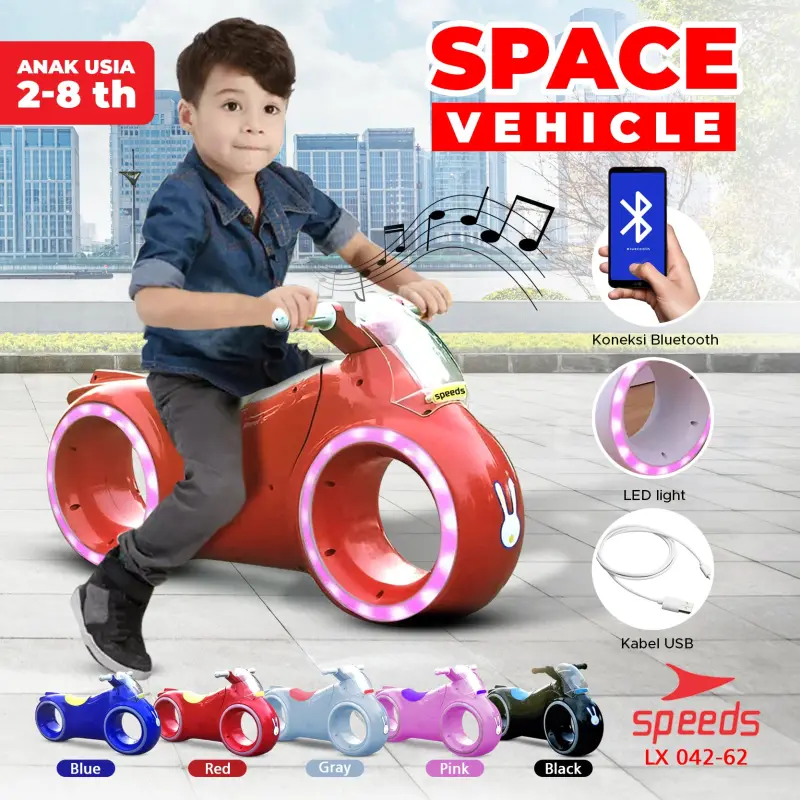 SPEEDS Mainan Anak Kuda Kudaan Sepeda Keseimbangan 042-62