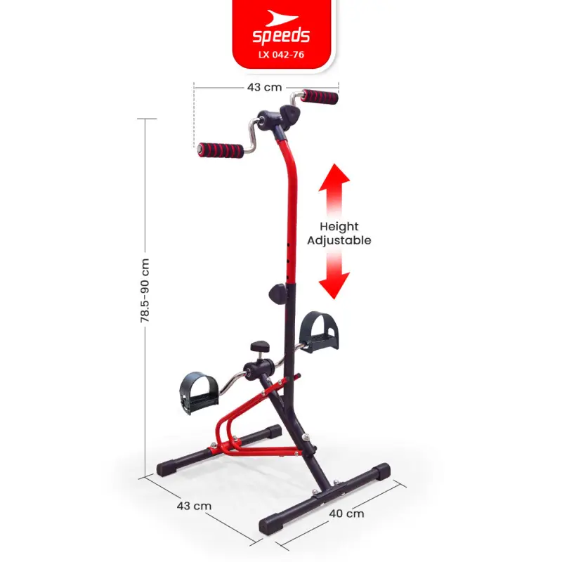 SPEEDS Pedal Exerciser Alat Terapi Mini Sepeda Kaki Tangan 042-76